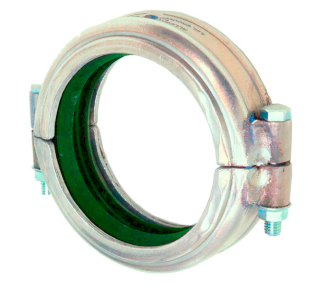 2-1/2" Aluminum Mark I Coupling - EverGreen-FKM Gasket
