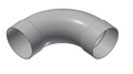 4" Steel 90° Long Radius Bend - Belled