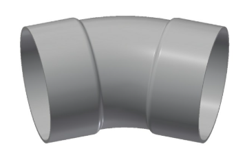 4" Steel 30° Long Radius Bend - Belled