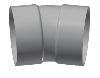 4" Steel 15° Long Radius Bend - Belled