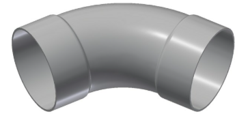 2" Steel 60° Long Radius Bend - Belled