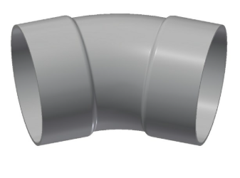 2" Steel 30° Long Radius Bend - Belled