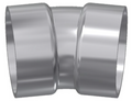 4" Aluminum 15° Long Radius Bend - Belled