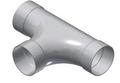 4" Steel Long Radius Belled Tee