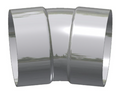 2" 304 Stainless Steel 15° Long Radius Bend - Belled