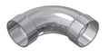 2-1/2" Aluminum 90° Long Radius Bend - Belled
