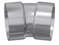 2-1/2" Aluminum 15° Long Radius Bend - Belled
