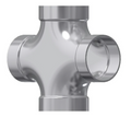 4" Aluminum Short Radius Cross
