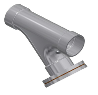 3" Aluminum Straight Strainer with Brass Screen