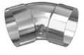 2" 304 Stainless Steel 45° Short Radius Bend