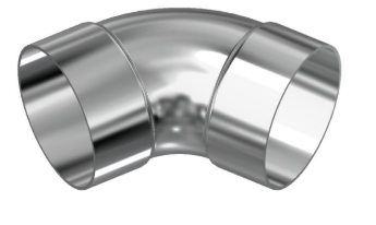 3" 316 Stainless Steel 60° Short Radius Bend