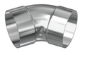 3" 316 Stainless Steel 45° Short Radius Bend
