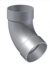 3"60DEG SR BELLED ELBOW