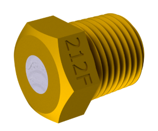 PLUG 1/8"NPT FUSIBLE