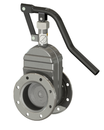 4" SS SLIDE VALVE FXF