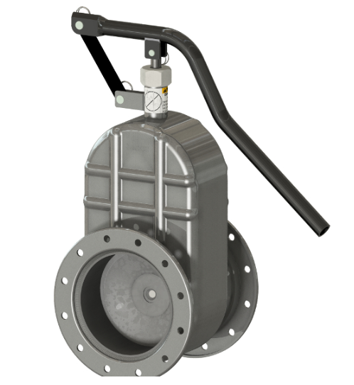 6" SS SLIDE VALVE FXF