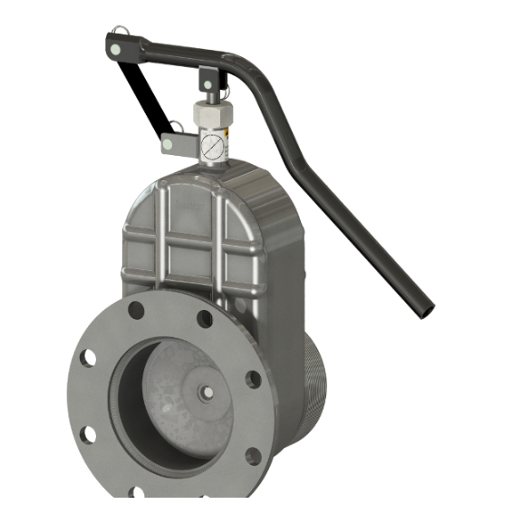 6" SS SLIDE VALVE ANSI FXT