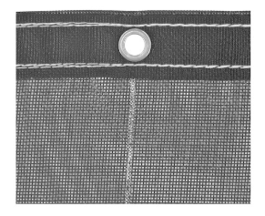 6.5' X 15' Black Mesh Tarp