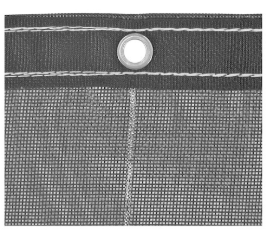 8' X 18' Black Mesh Tarp