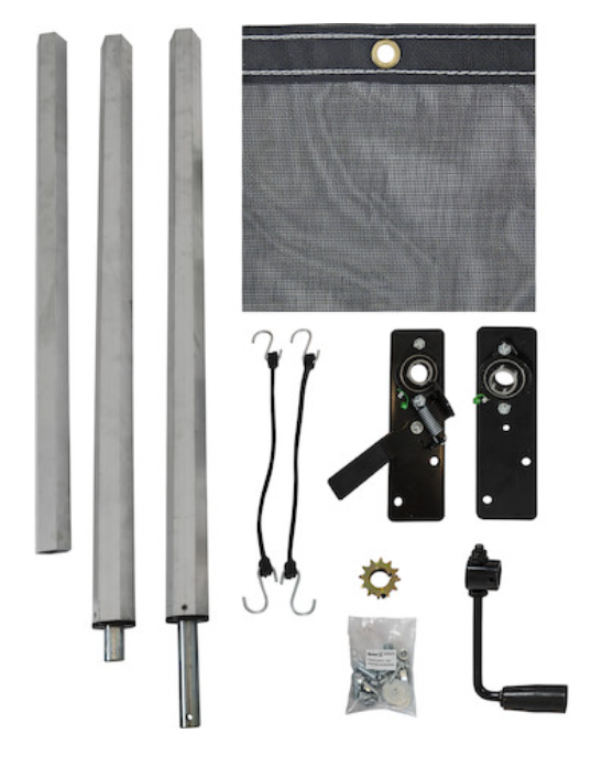 4.5' X 10' Tarp Roller Kit