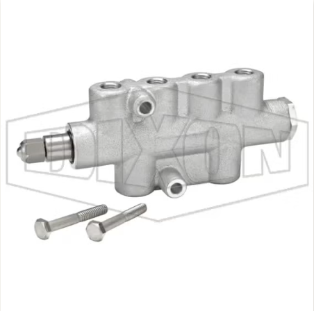 Dixon Bayco 6-Port Heavy-Duty Interlock Valve - Roller End