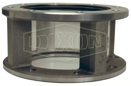 4" Dixon Bayco TTMA Flanged Sight Flow Indicator