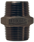 1/2" Male Npt Hex Nipple, Stainless Steel