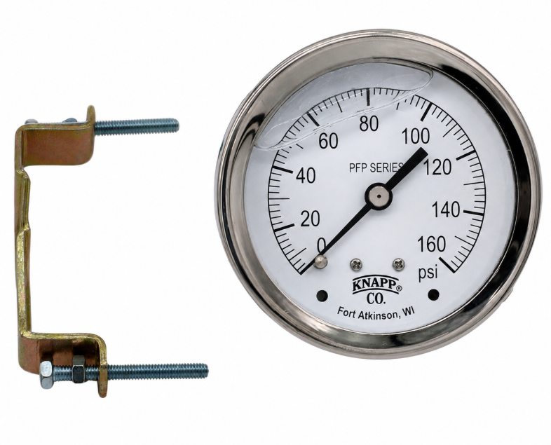Gauge,2-1/2 With Clamp