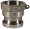 1" Type A Adapter x Female NPT - Aluminum