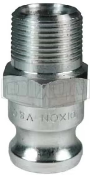 1" Type F Adapter x Male NPT - Aluminum