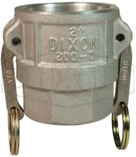 1-1/2" Type D Coupler x Female NPT - Aluminum