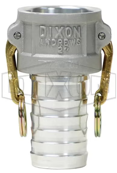 2" Type C Coupler x Hose Shank - Aluminum