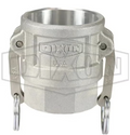 2" Type D Coupler x Female NPT - Aluminum