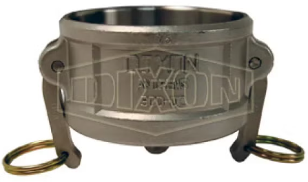 2" Type DC Dust Cap - 316 Stainless Steel