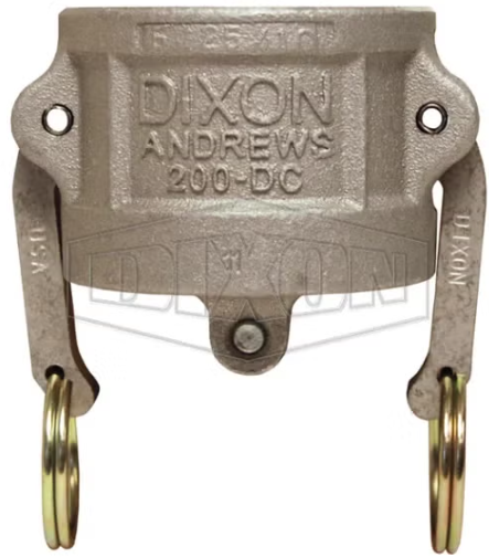 2" Type DC Dust Cap - Aluminum