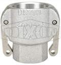3/4" Type D Coupler x Female NPT - Aluminum