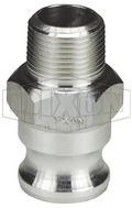 3/4" Type F Adapter x Male NPT - Aluminum