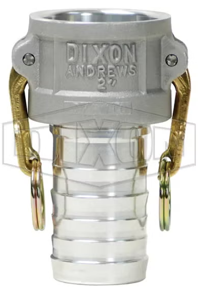 3" Type C Coupler x Hose Shank - Aluminum