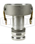 3" x 4" Coupler x Adapter - Aluminum