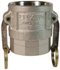 3" Type D Coupler x Female NPT - 316 Stainless Steel