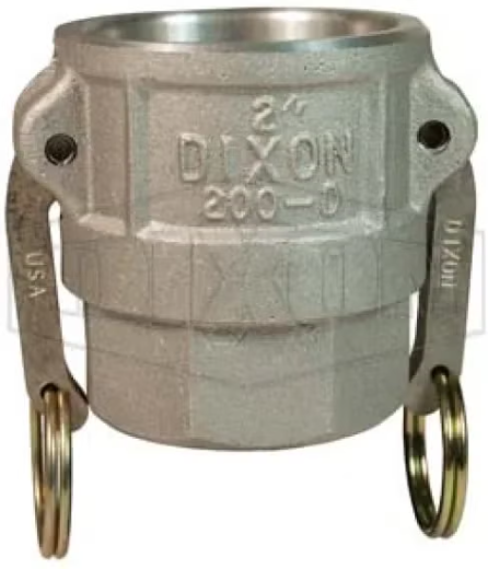 3" Type D Coupler x Female NPT - Aluminum