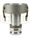 4" x 2" Coupler x Adapter - Aluminum