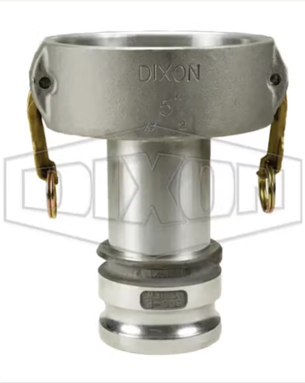 4" x 2" Coupler x Adapter - Aluminum