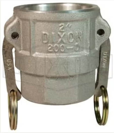 4" Type D Coupler x Female NPT - Aluminum