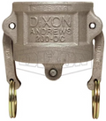4" Type DC Dust Cap - Aluminum