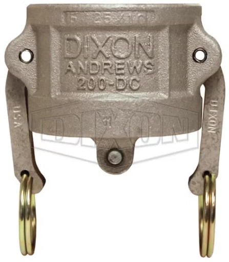 4" Type DC Dust Cap - Aluminum