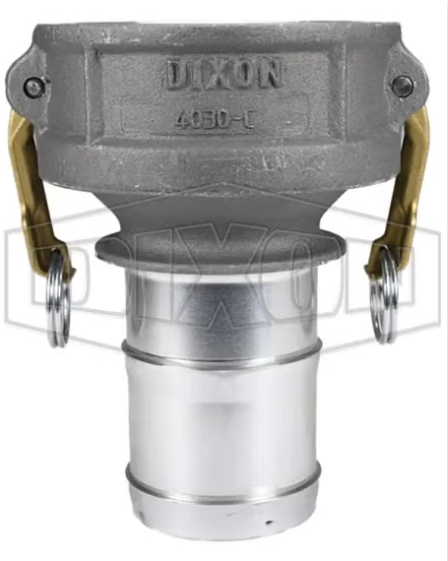 4" x 3" Type C Coupler - Aluminum