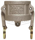 6" Type DC Dust Cap - Aluminum