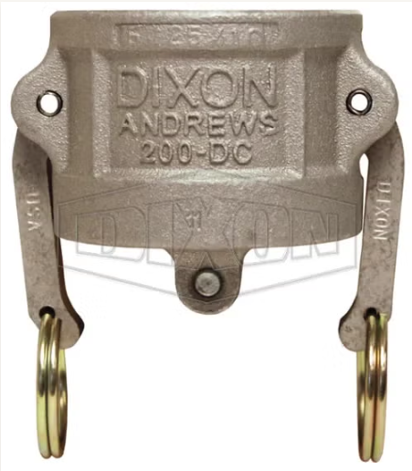 6" Type DC Dust Cap - Aluminum