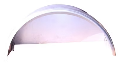 9"X32" Steel Fender With Back